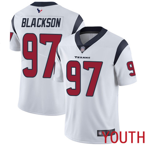 Houston Texans Limited White Youth Angelo Blackson Road Jersey NFL Football #97 Vapor Untouchable